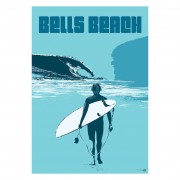 Retro Print | Surf Bells Beach | Australia